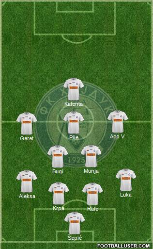 FK Hajduk Rodic MB Kula Formation 2018