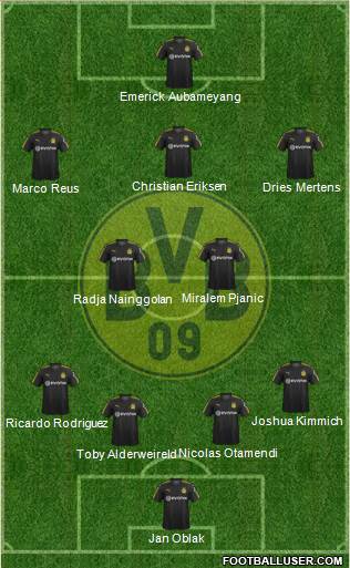 Borussia Dortmund Formation 2018