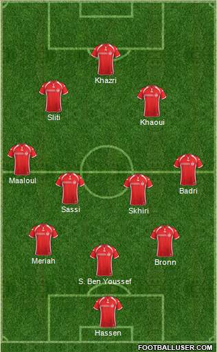 Tunisia Formation 2018