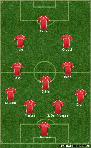 Tunisia Formation 2018