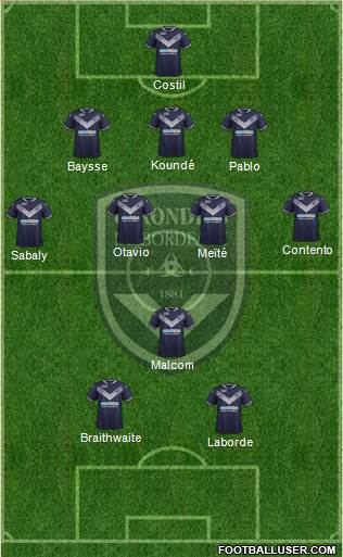 FC Girondins de Bordeaux Formation 2018