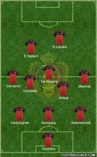 Belgium Formation 2018