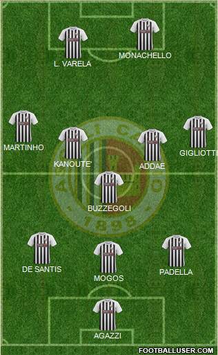 Ascoli football formation