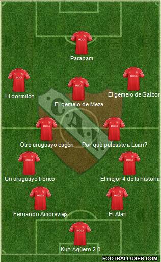 Independiente Formation 2018