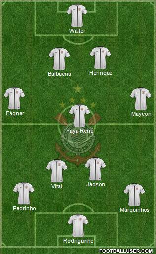 SC Corinthians Paulista Formation 2018