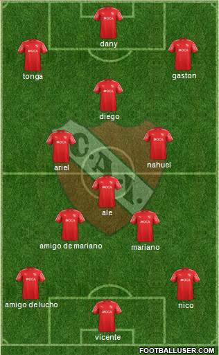 Independiente Formation 2018