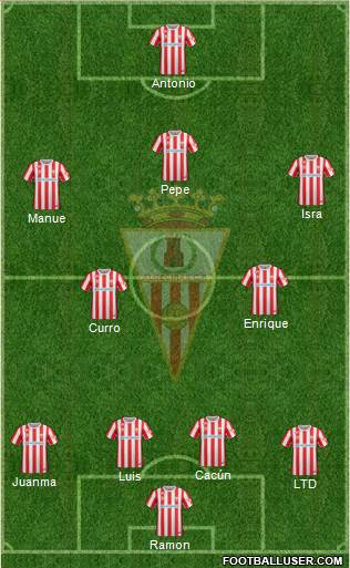 Algeciras C.F. football formation