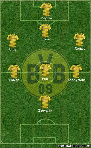 Borussia Dortmund Formation 2018