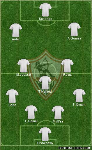 Zamalek Sporting Club Formation 2018
