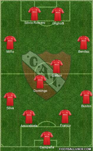 Independiente Formation 2018