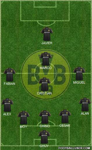 Borussia Dortmund Formation 2018