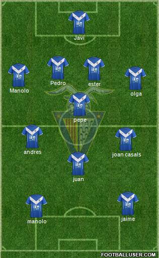 C.F. Badalona Formation 2018