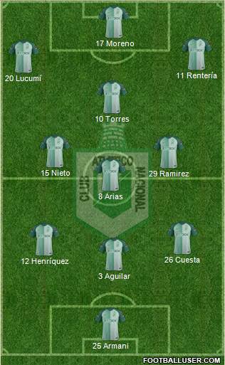 CDC Atlético Nacional Formation 2018