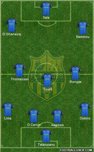 FC Nantes Formation 2018