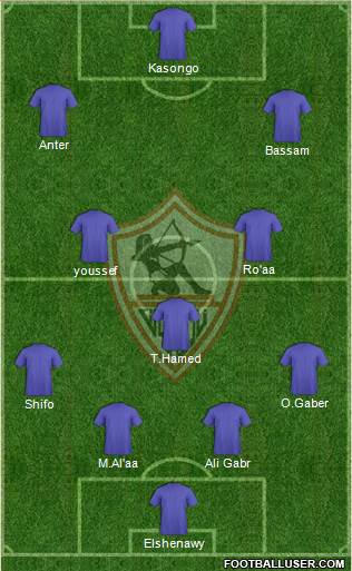 Zamalek Sporting Club Formation 2018