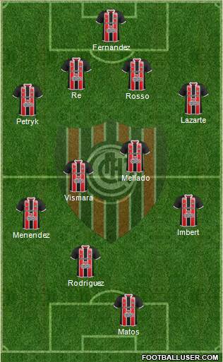Chacarita Juniors Formation 2018