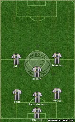 Tauro FC Formation 2018