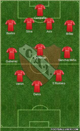 Independiente Formation 2018