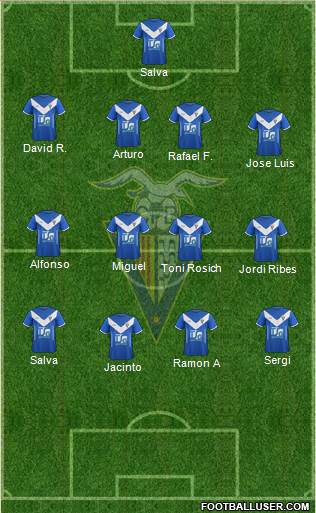 C.F. Badalona Formation 2018