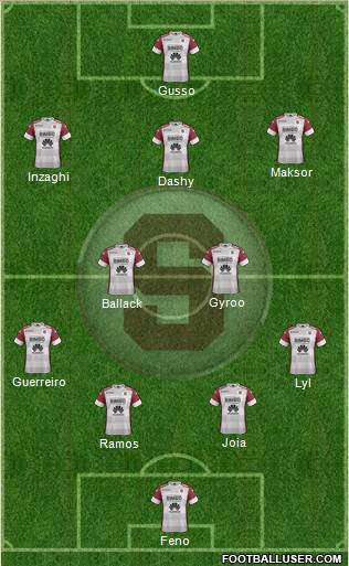 CD Saprissa football formation