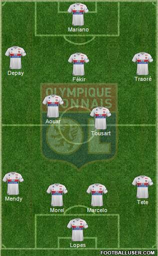 Olympique Lyonnais Formation 2018