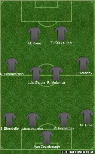 Pro Evolution Soccer Team Formation 2018