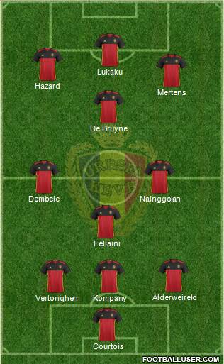 Belgium Formation 2018