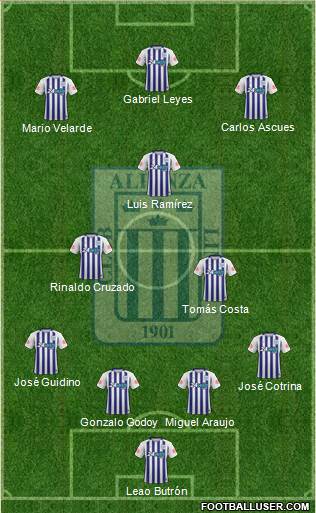 C Alianza Lima Formation 2018