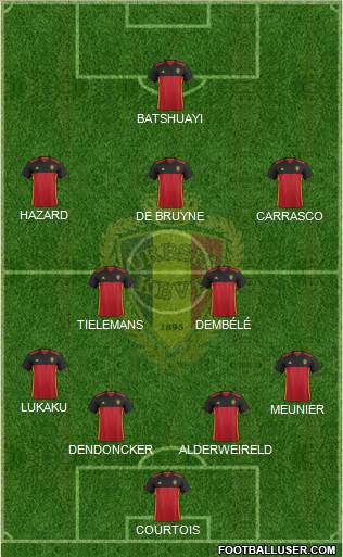 Belgium Formation 2018