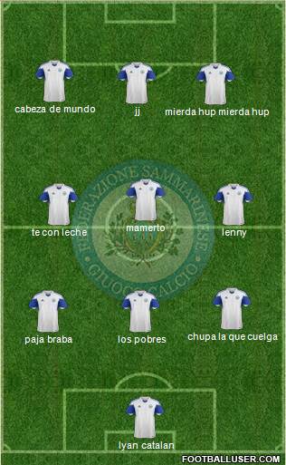 San Marino football formation