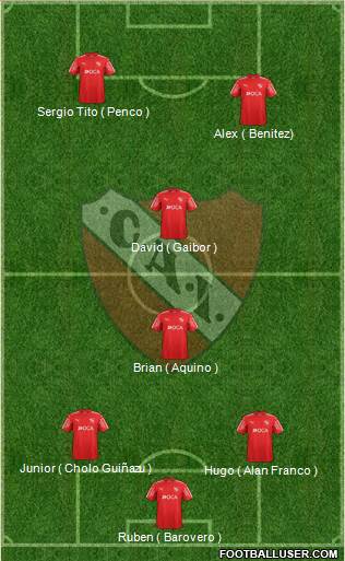 Independiente Formation 2018