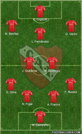 Independiente Formation 2018