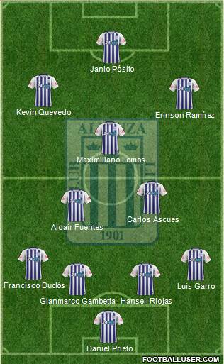C Alianza Lima Formation 2018