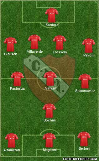 Independiente Formation 2018