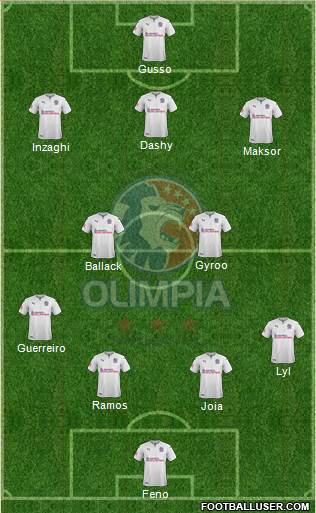 CD Olimpia Formation 2018