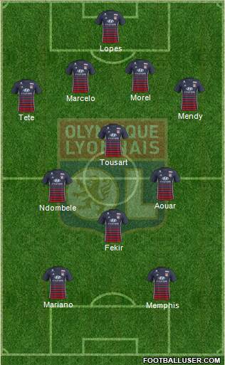 Olympique Lyonnais Formation 2018