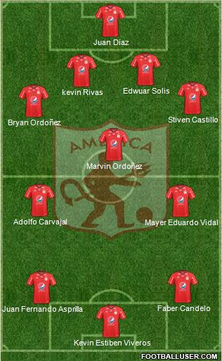 CD América de Cali Formation 2018