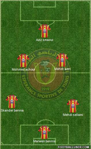 Espérance Sportive de Tunis football formation