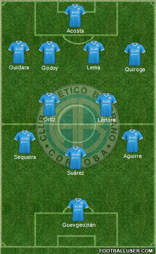 Belgrano de Córdoba football formation