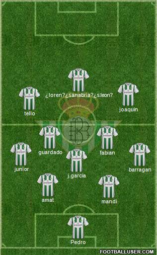 Real Betis B., S.A.D. Formation 2018