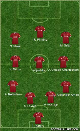 Liverpool Formation 2018