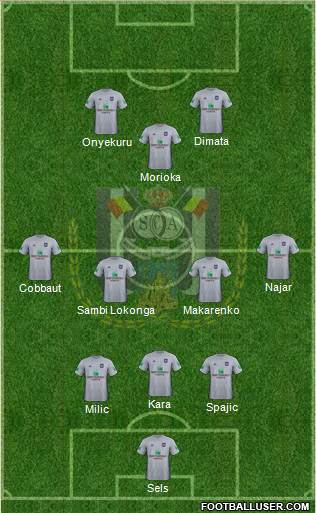 RSC Anderlecht Formation 2018