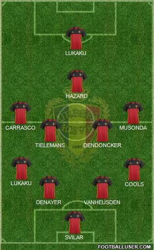Belgium Formation 2018