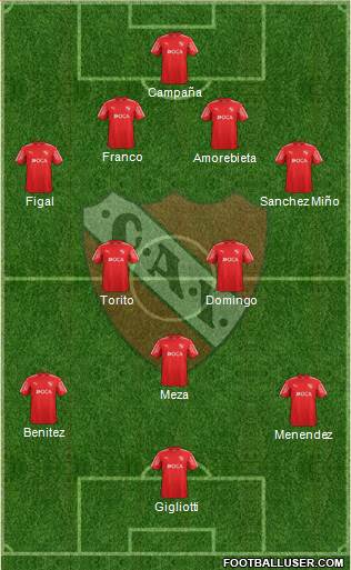 Independiente Formation 2018