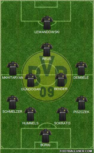 Borussia Dortmund Formation 2018