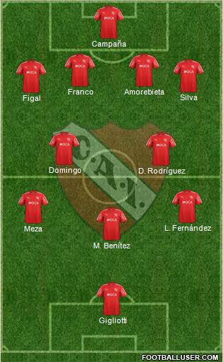 Independiente Formation 2018