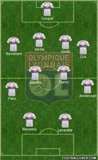 Olympique Lyonnais Formation 2018