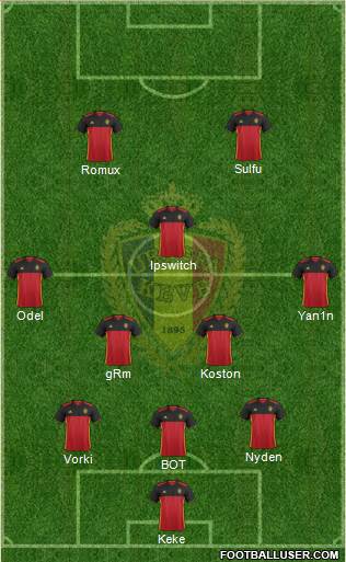 Belgium Formation 2018