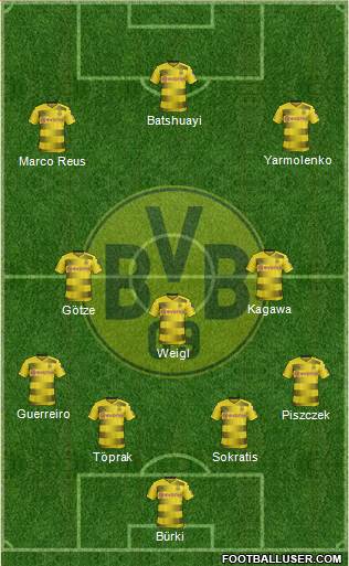 Borussia Dortmund Formation 2018