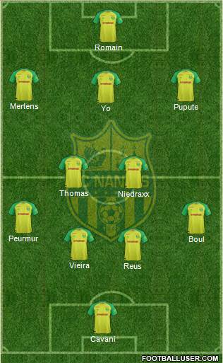 FC Nantes Formation 2018